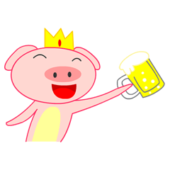 [LINEスタンプ] kingpig