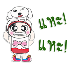 [LINEスタンプ] Mr. Takamura.. and dog