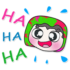 [LINEスタンプ] Ha Ha. My name is Takashi.