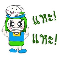 [LINEスタンプ] ..Mr. Yada. and rabbit..