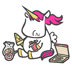 [LINEスタンプ] UNICORNZ DONT CARE