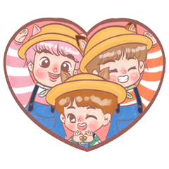 [LINEスタンプ] Happy Line