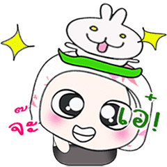 [LINEスタンプ] Mr. Haka and rabbit..^_^