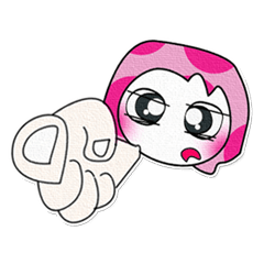 [LINEスタンプ] Hi my name is Dora..Pink！