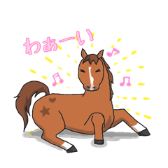 [LINEスタンプ] 馬好きの馬好きによる馬好きの為のスタンプ