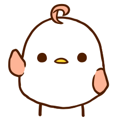 [LINEスタンプ] ぎゅん鳥(ノーマル)