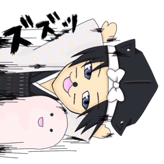 [LINEスタンプ] おぶにゃんと隠密御奉行衆