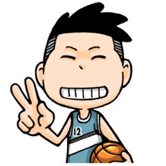 [LINEスタンプ] Sunday Basketball Group