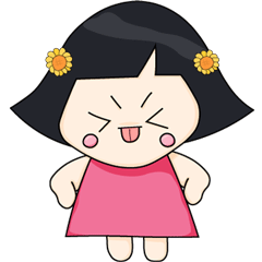 [LINEスタンプ] Keikochan
