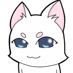 [LINEスタンプ] White cat's daily-2