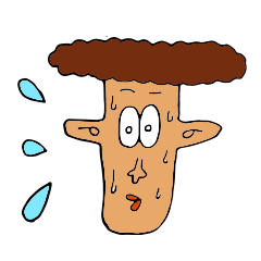 [LINEスタンプ] 汗男の憂鬱