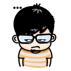 [LINEスタンプ] Khun Glasses man