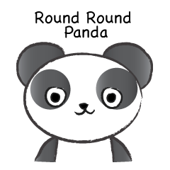 [LINEスタンプ] round round panda