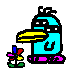 [LINEスタンプ] 鳥のようで、鳥じゃない。