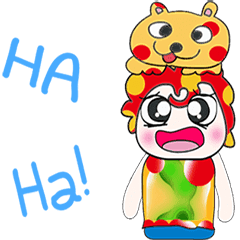 [LINEスタンプ] My name is Leo. Ha Ha Ha..