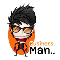 [LINEスタンプ] Business Man#2