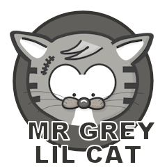 [LINEスタンプ] Mr Grey Little Cat