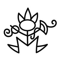 [LINEスタンプ] トンパ！シンボルアート
