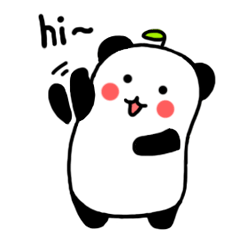 [LINEスタンプ] パンダ--パンダ
