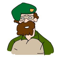 [LINEスタンプ] 突撃！グリーンベレーさん