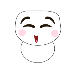 [LINEスタンプ] Cute Face polygon