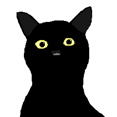 [LINEスタンプ] 黒猫のきぶんの画像（メイン）
