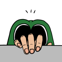 [LINEスタンプ] 右手虫