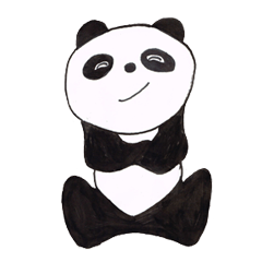 [LINEスタンプ] パンダ作ってみました