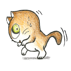 [LINEスタンプ] Bobbi Cat English version