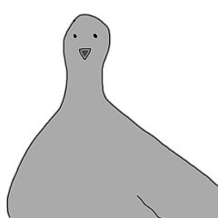 [LINEスタンプ] ハトくん