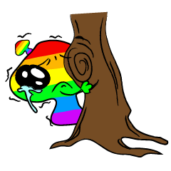 [LINEスタンプ] Colorful Rainbow Mushrooms