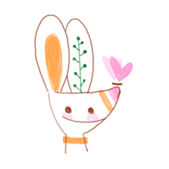 [LINEスタンプ] A fox with large ears