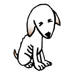 [LINEスタンプ] Stray dog-Ho Home