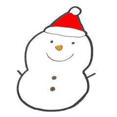 [LINEスタンプ] クリスマス、お正月、白いふわふわワンコ