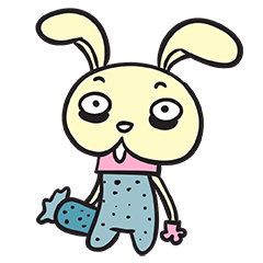 [LINEスタンプ] Me No Rabbit