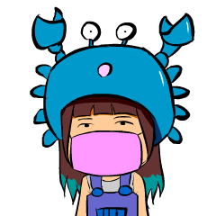 [LINEスタンプ] Cancer Q
