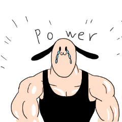 [LINEスタンプ] 泣いてるわんわんおスタンプ