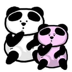 [LINEスタンプ] PANDApanda〜可愛いパンダ兄妹の日常〜の画像（メイン）