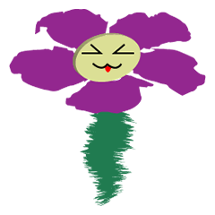 [LINEスタンプ] Flower mood recorded