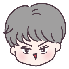 [LINEスタンプ] Gray hair boy