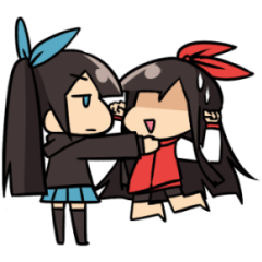 [LINEスタンプ] Shu-san and Nao-chan