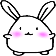 [LINEスタンプ] うさうさ基本編