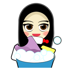 [LINEスタンプ] Young Muslimah : Daily Lifeの画像（メイン）