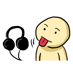 [LINEスタンプ] Ja-Keng Headphone