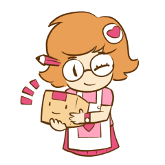 [LINEスタンプ] Wawa The Sales Girl