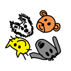 [LINEスタンプ] BLACK DOGDOG