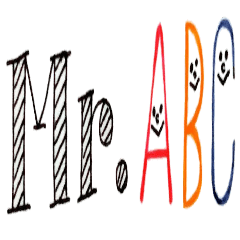 [LINEスタンプ] 英語でMr.ABC