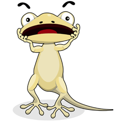 [LINEスタンプ] Funny Lizard