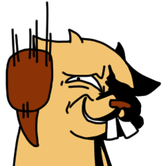 [LINEスタンプ] ウッザイヤギ