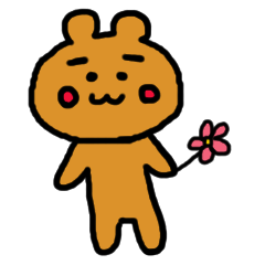 [LINEスタンプ] いつものくまりん